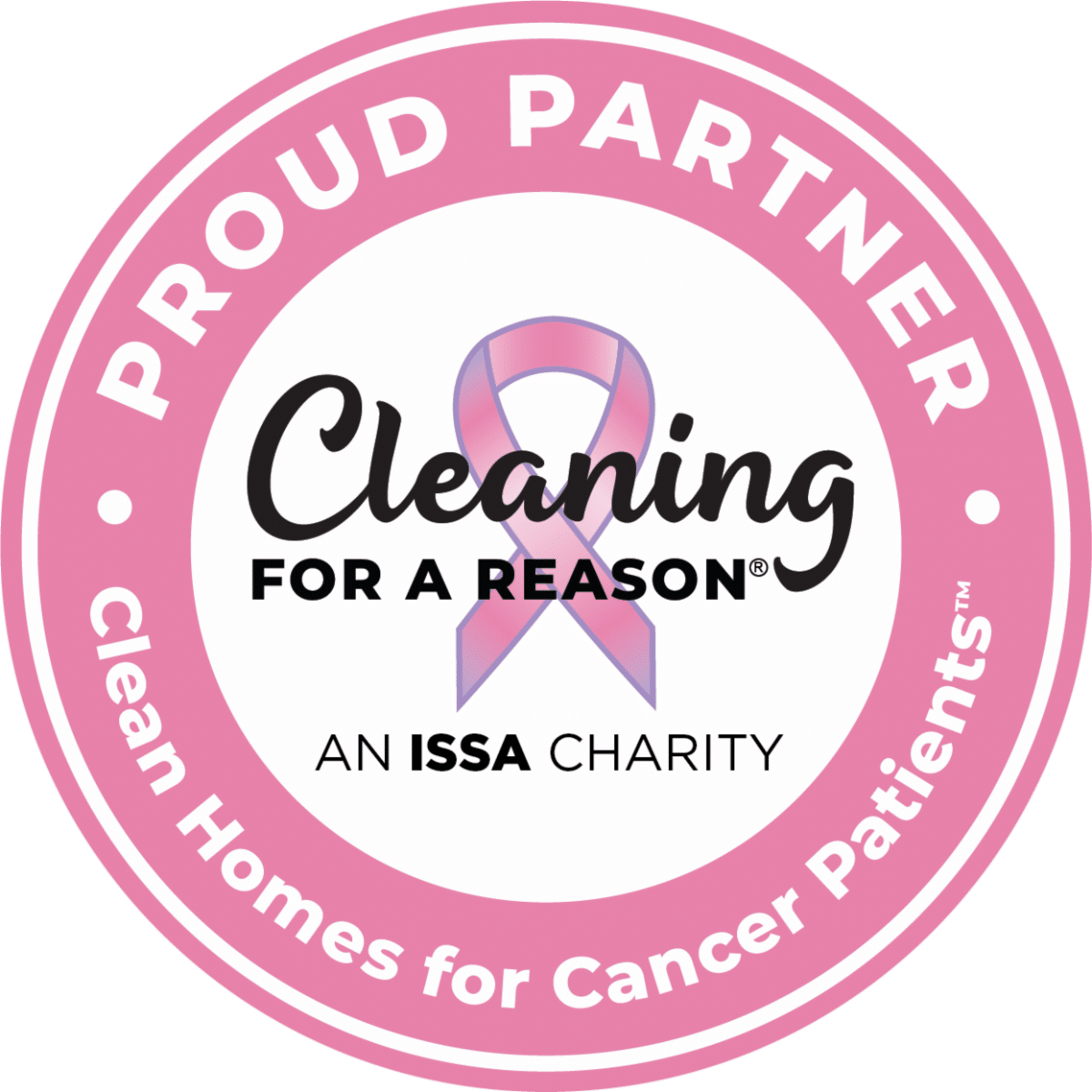 Proud partner of cleaning for a reason, cleaning home for cancer patients